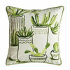 Creative Co-Op 16" Square Cotton Accent Pillow Potted Cacti