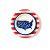  My Mind's Eye 7" Stars & Stripes Round Plates
