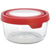 Anchor Hocking 7 Cup Round True Seal Storage Container, Red