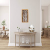 Gift Craft Large Glass Vase - Clear & Brown