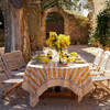 Couleur Nature Provence Avignon Dijon & Blue Tablecloth, 71" x 106"
