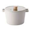 Neoflam FIKA 4.9-Quart Deep Stock Pot, with Glass Lid 