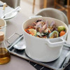 Neoflam FIKA 4.9-Quart Deep Stock Pot, with Glass Lid