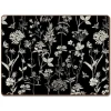 Cala Home Midnight Garden Decorative Hardboard Placemats, Set of 4