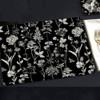 Cala Home Midnight Garden Decorative Hardboard Placemats, Set of 4