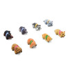 Fox Run Sleeping Dog Refrigerator Magnets, Set of 8 Assorted