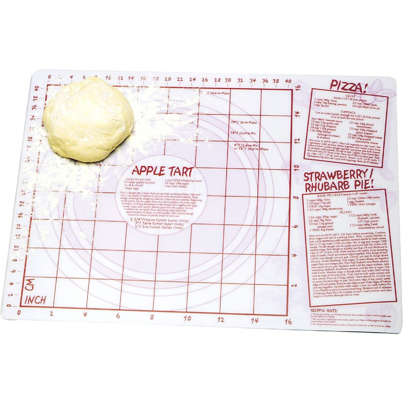 Norpro Silicone Pastry Mat with Measures