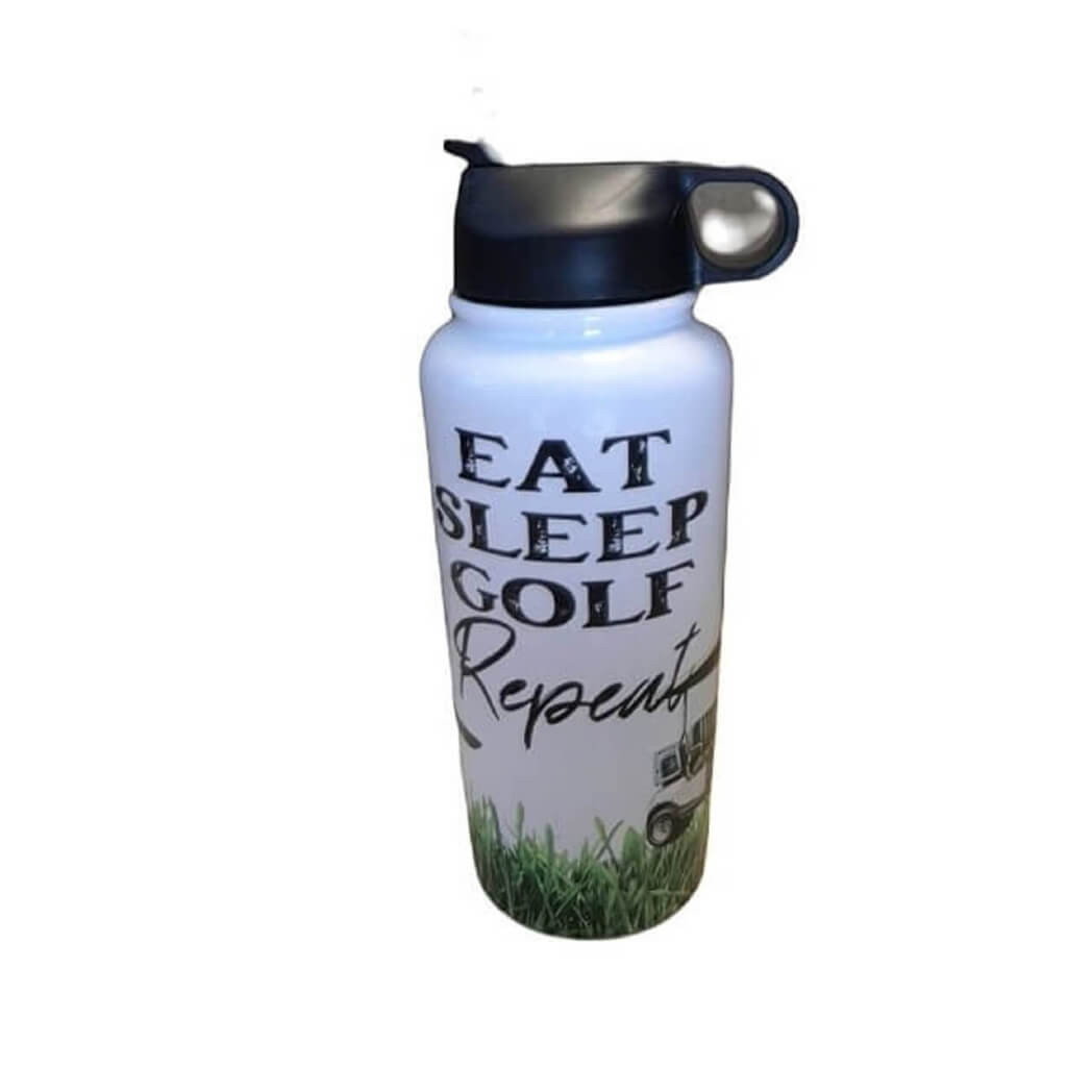 Designs by Robyn Golf 32-Oz Water Bottle with Flip Straw