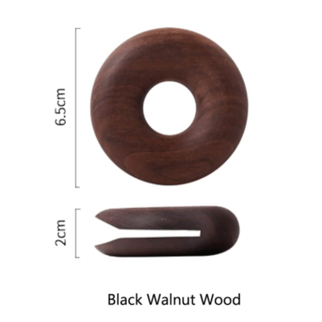 Wooden Donut Bag Clip - Thumbnail 3