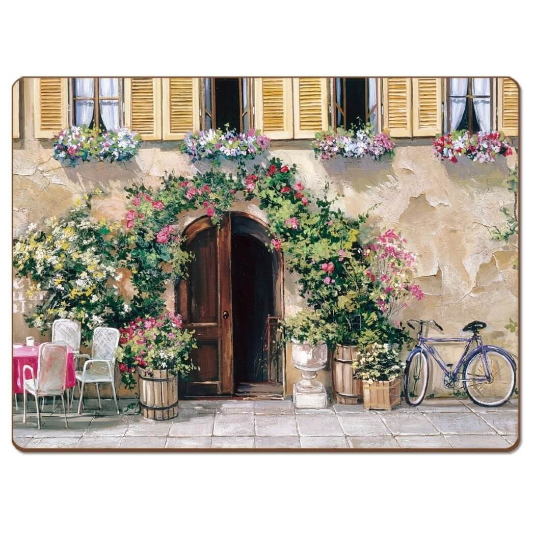 Cala Home Tuscan Doorways Hardboard Tabletop Placemats - Thumbnail 4