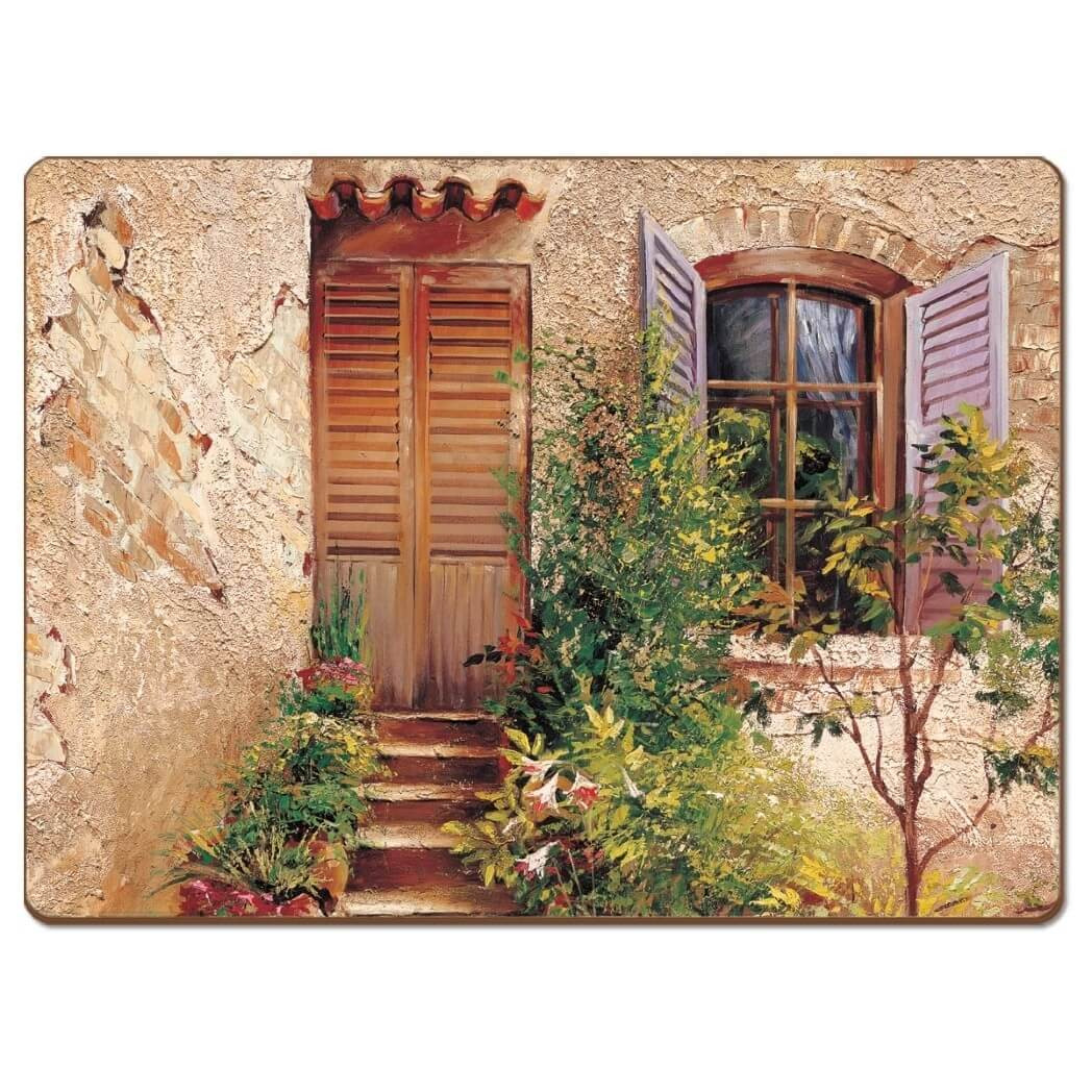 Cala Home Tuscan Doorways Hardboard Tabletop Placemats - Thumbnail 5
