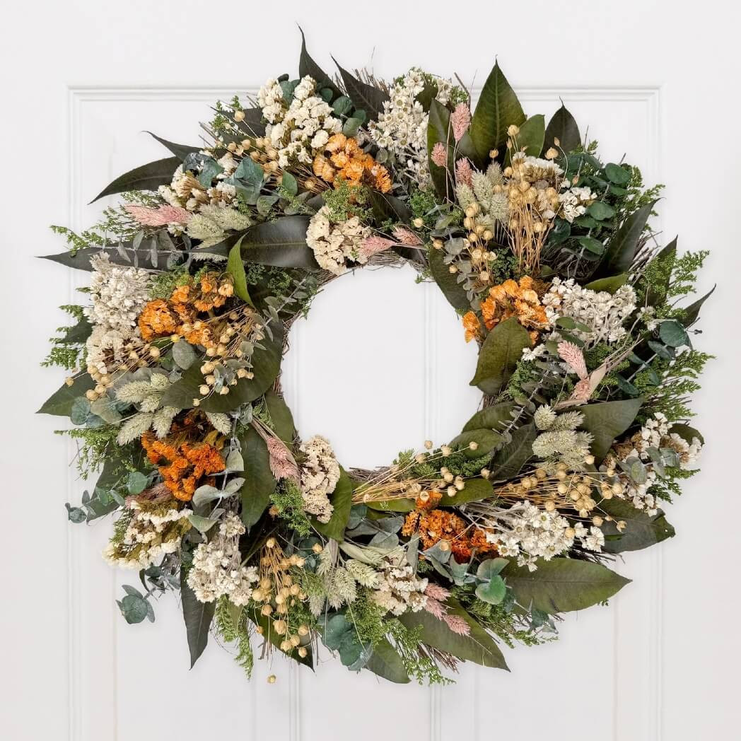 Andaluca Saratoga Floral Blooms Wreath - Thumbnail 4