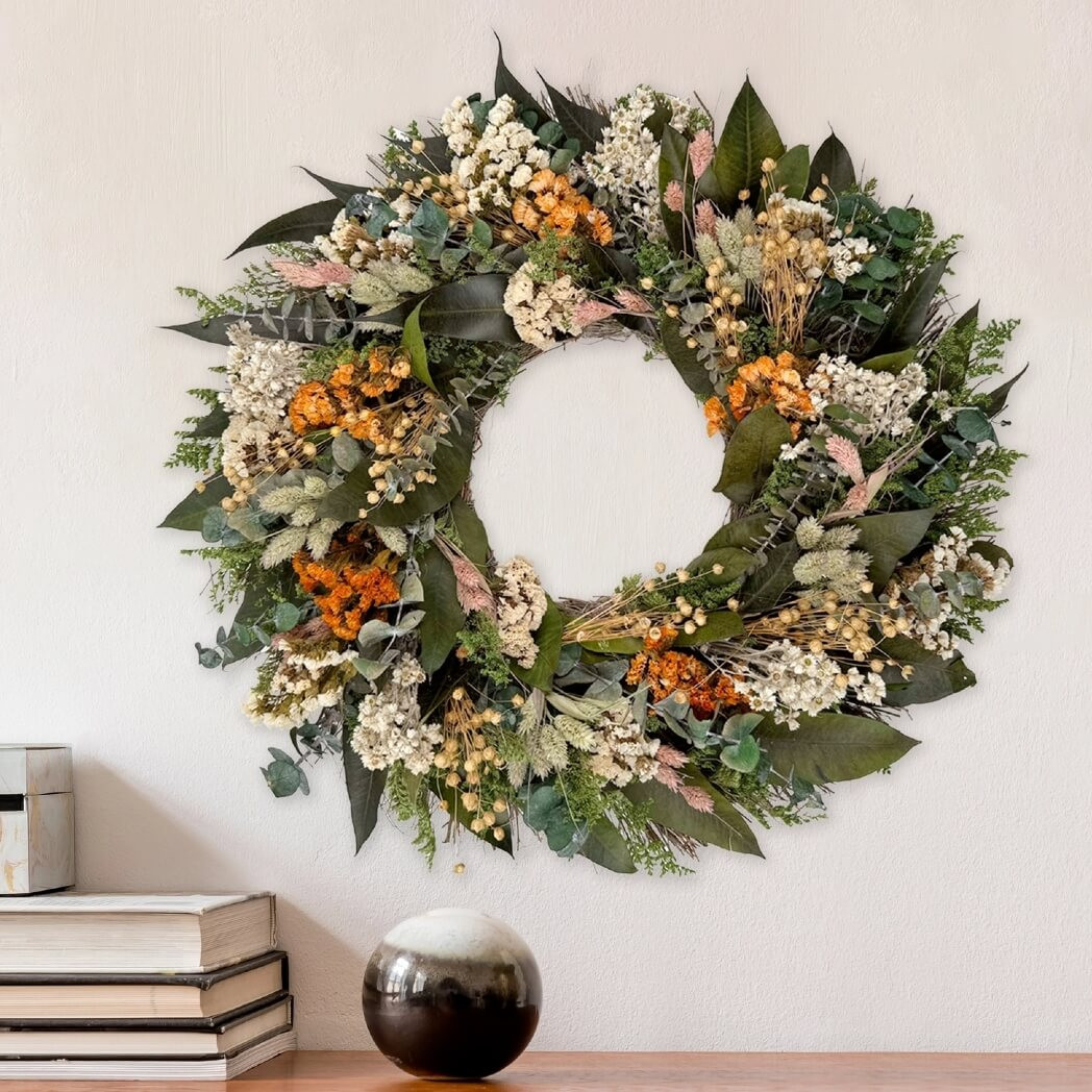 Andaluca Saratoga Floral Blooms Wreath - Thumbnail 5