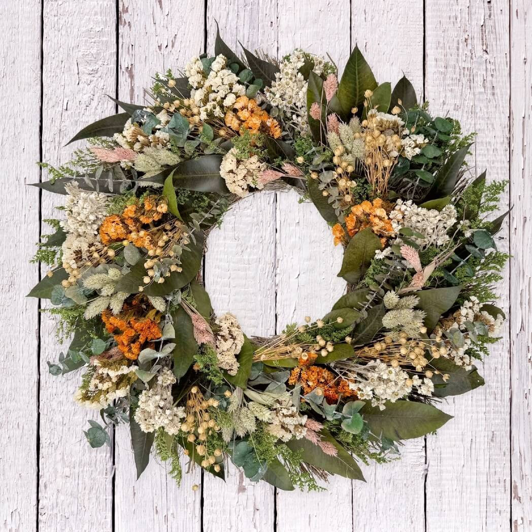 Andaluca Saratoga Floral Blooms Wreath - Thumbnail 2