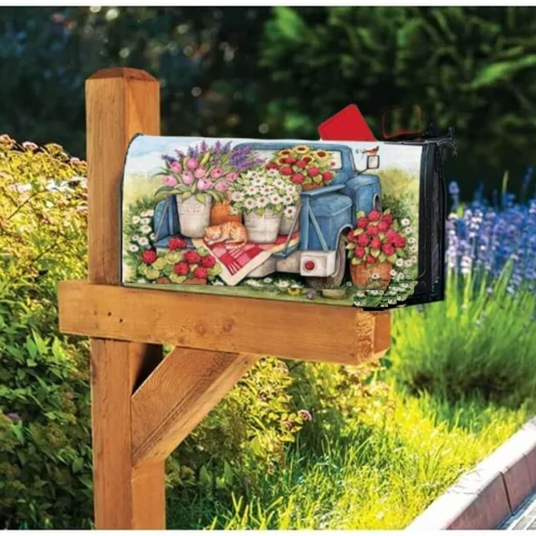 Studio M Mailwraps Mailbox Cover, Flower Pickin' Time