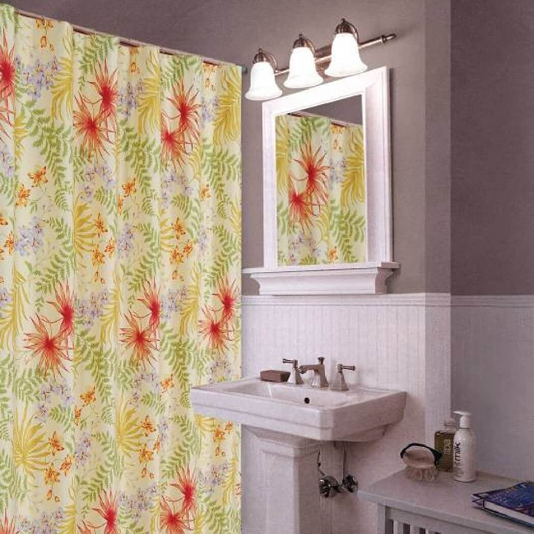C&F Home Sea Flora Shower Curtain - Thumbnail 2