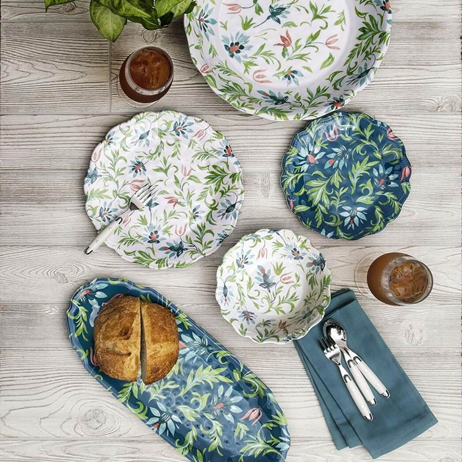 Melamine Botanical Dishware Alhudapk Com Chinoiserie Melamine