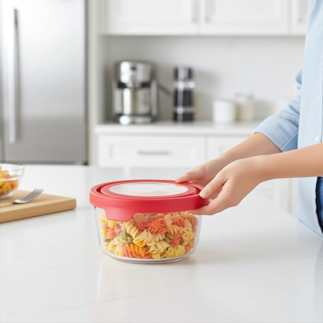 Anchor Hocking 7 Cup Round True Seal Storage Container - Thumbnail 3