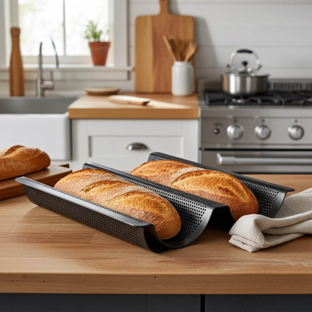 Fox Run Brands French Bread Pan - Thumbnail 2