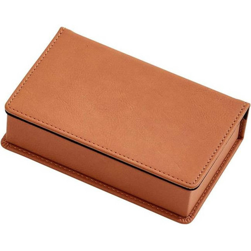 Creative Gifts Leatherette 2-Piece Bar Set, Caramel Creative Gifts Leatherette 2-Piece Bar Set, Caramel