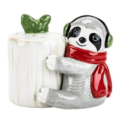 Boston Warehouse Christmas Sloth Salt & Pepper Shakers