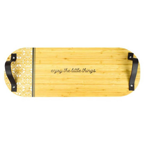 Boston Warehouse Bamboo Charcuterie Board, Enjoy the Little Things