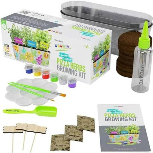 Dan & Darci Paint and Plant Pizza Herb Growing Kit
