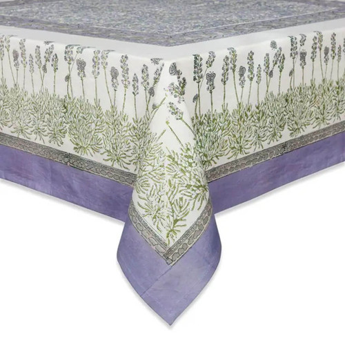 Couleur Nature Lavender Purple Tablecloth Rectangular, 71 x 106