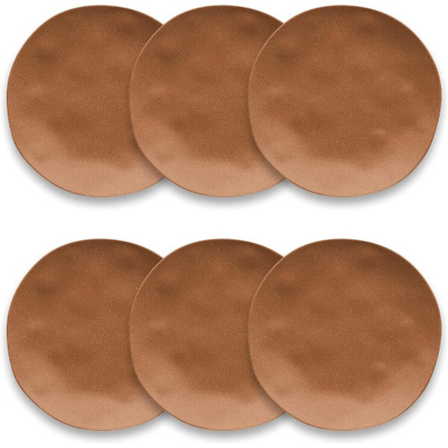 TarHong Planta Dinnerware 8.5" Round Salad Plate, Terra Cotta