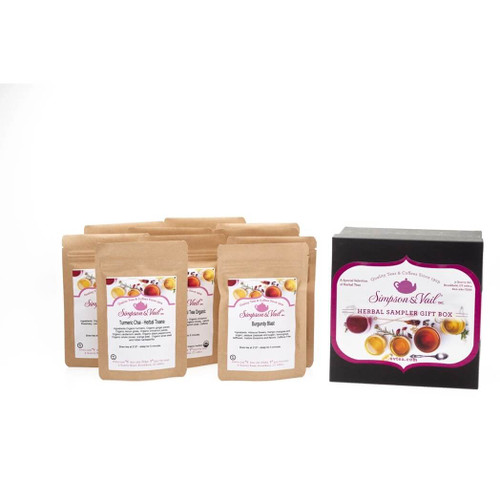 Simpson & Vail Herbal Tea Sampler Gift Box, 10 Packs