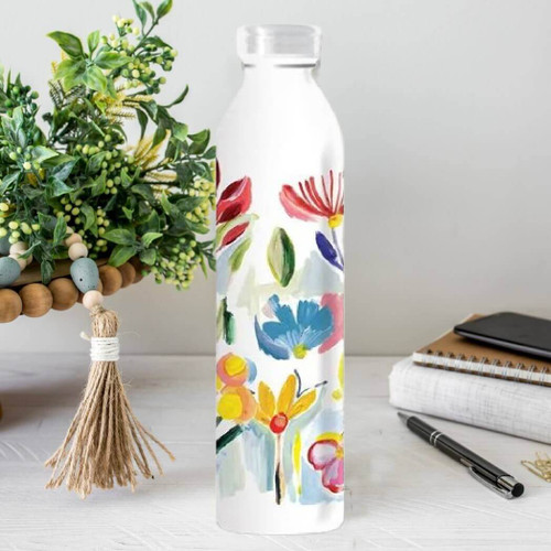 Molly & Rex Stainless Steel Water Bottle, Expressive Floral