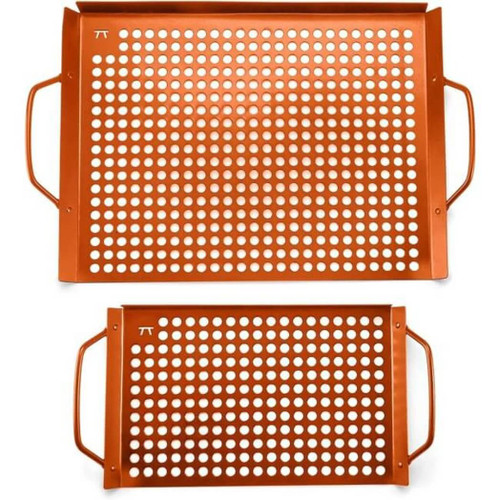 Outset Grill Grid Set of 2 Copper Nonstick