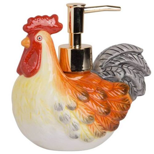 Home Essentials Soap Pump, Sunrise Rooster 