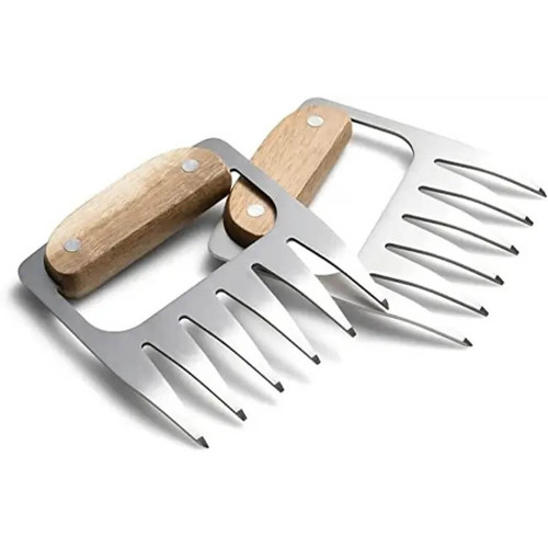 Outset Stainless Steel Meat Shredding Bear Claws