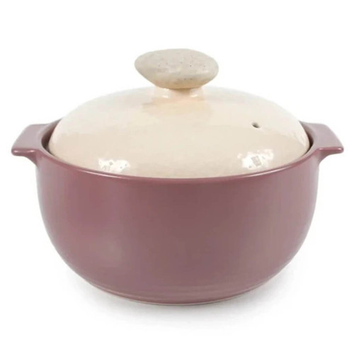 Neoflam 1.5-qt Non-Stick Kiesel Ceramic Casserole Pot, Dutch Oven, Lilac 