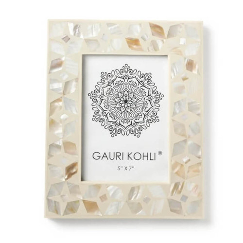 GAURI KOHLI Uday Mother of Pearl Picture Frame - 5"x7"