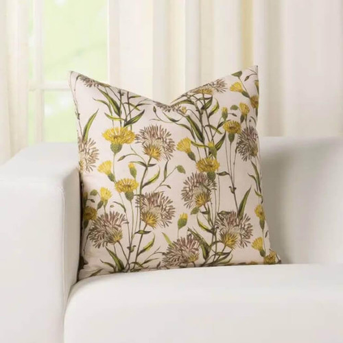 Smithsonian Garden Glory Botanical Print Throw Pillow
