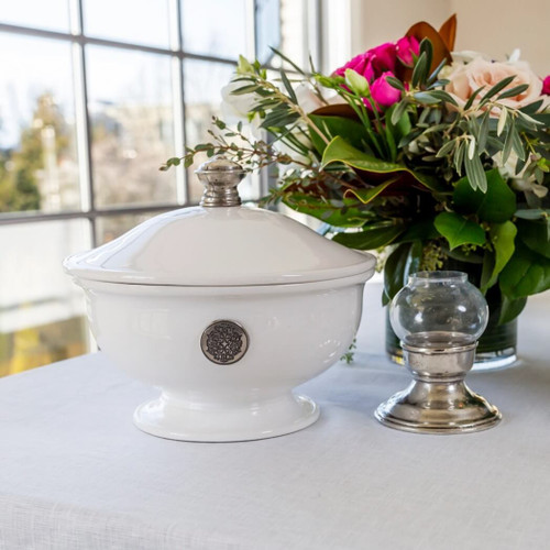Arte Italica Tuscan Small Round Tureen TUS2468 Arte Italica Tuscan Small Round Tureen TUS2468