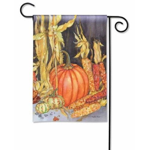 StudioM BreezeArt Pumpkin Maize Garden Flag 