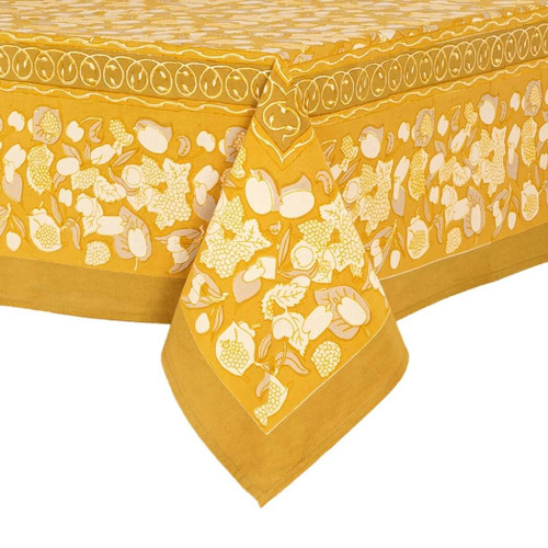 Couleur Nature Forest Harvest Grey & Mustard -71 x 128