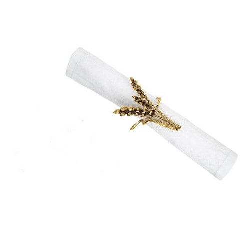 C&F Home Fall/Harvest Bronze Wheat Napkin Ring Set 4 C&F Home Fall/Harvest Bronze Wheat Napkin Ring Set 4