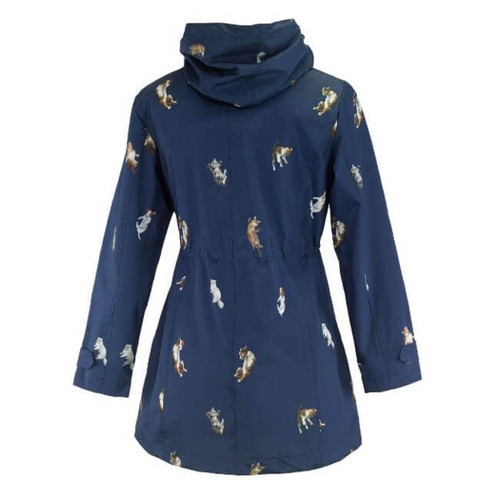 Galleria Cats & Dogs Raincoat, Navy Blue 