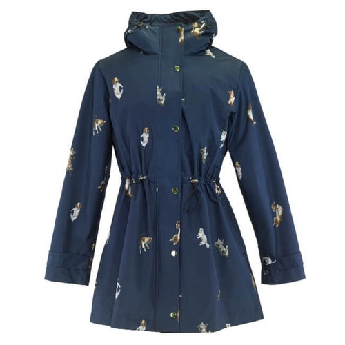 Galleria Cats & Dogs Raincoat, Navy Blue