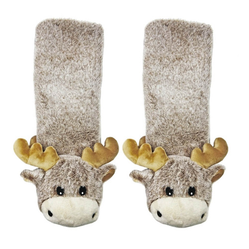 Oooh Yeah/Oooh Geez Moose Up Women's Slipper Socks