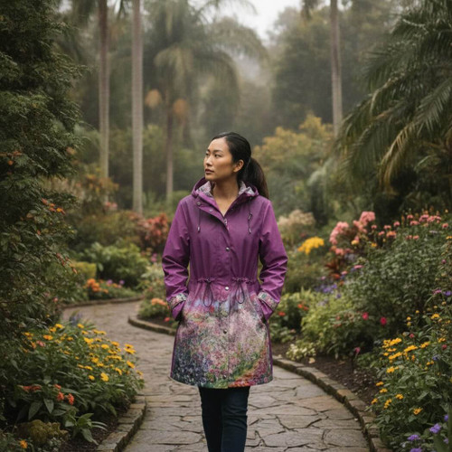 Galleria Raincoat Monet Garden