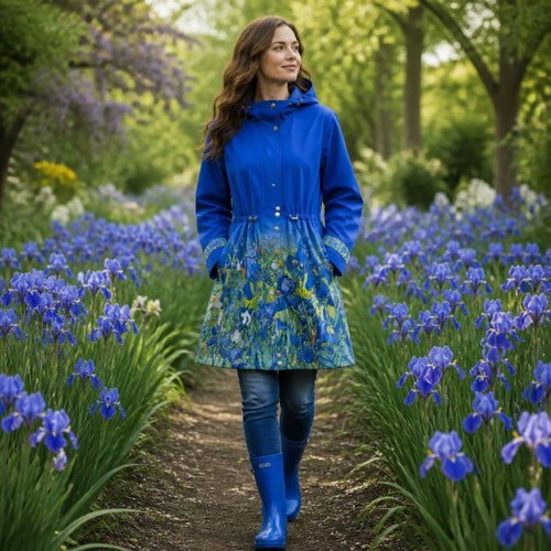Galleria Raincoat Van Gogh IrisesMon