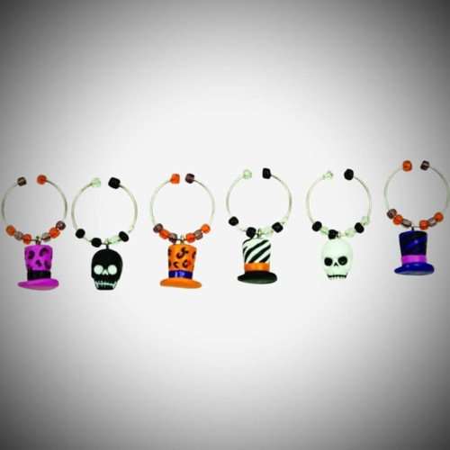 Boston Warehouse Witch Doctor Wine Charms Set