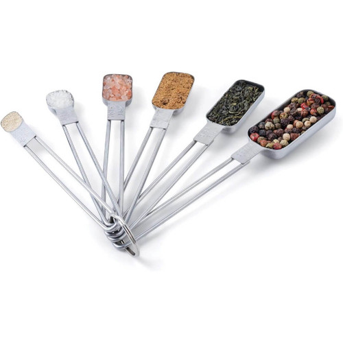 Fox Run Stainless Steel Measuring Spoons Set, 6-Pieces Fox Run Stainless Steel Measuring Spoons Set, 6-Pieces