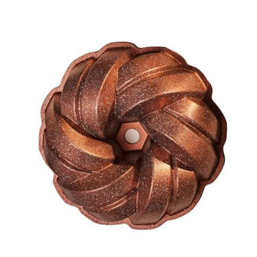 Emsan Non-Stick Maya Cake Mold, Copper