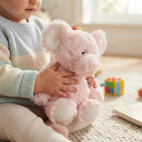 Warmies Microwavable Plush Pink Elephant Jr.
